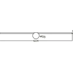 Sklep Kaja Szeroki, biały kinkiet nad obraz LP-777/1W L WH z serii MODERN SLIM* Lampy Led