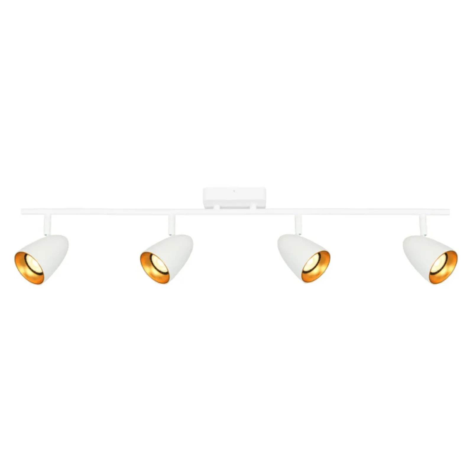 Sklep Kaja Szeroki reflektor na listwie, do salonu SPL-36748-4-WH-GD TINO | Kaja Clearance