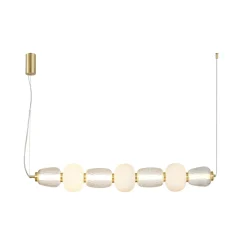 Sklep Kaja Szeroki żyrandol LED modern glamour PND-98374-42W-GD ERIS | Kaja Best Sale