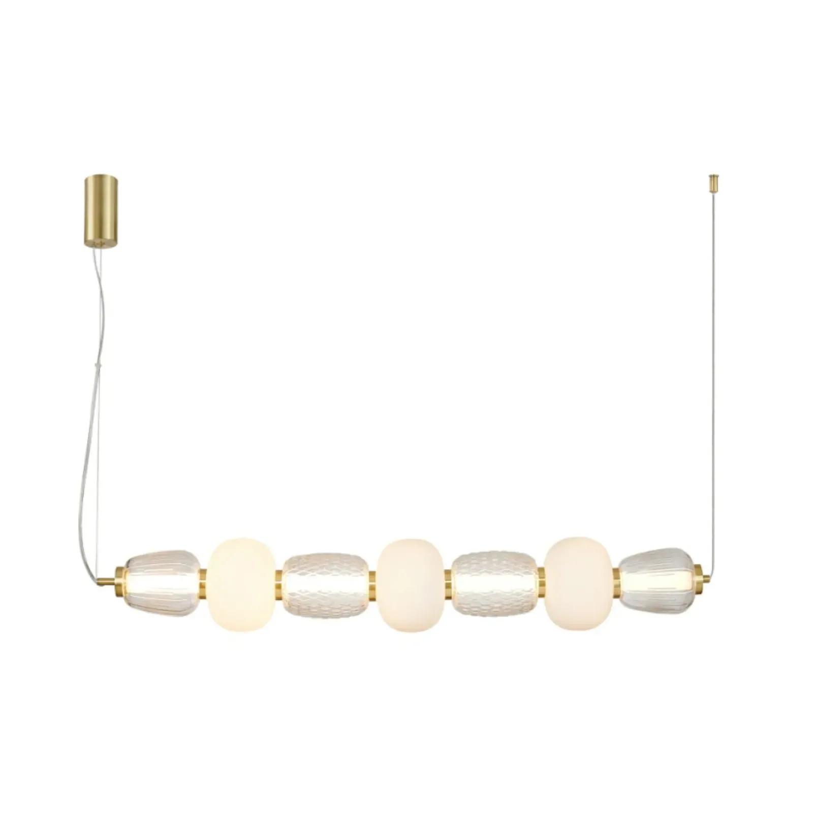 Sklep Kaja Szeroki żyrandol LED modern glamour PND-98374-42W-GD ERIS | Kaja Best Sale