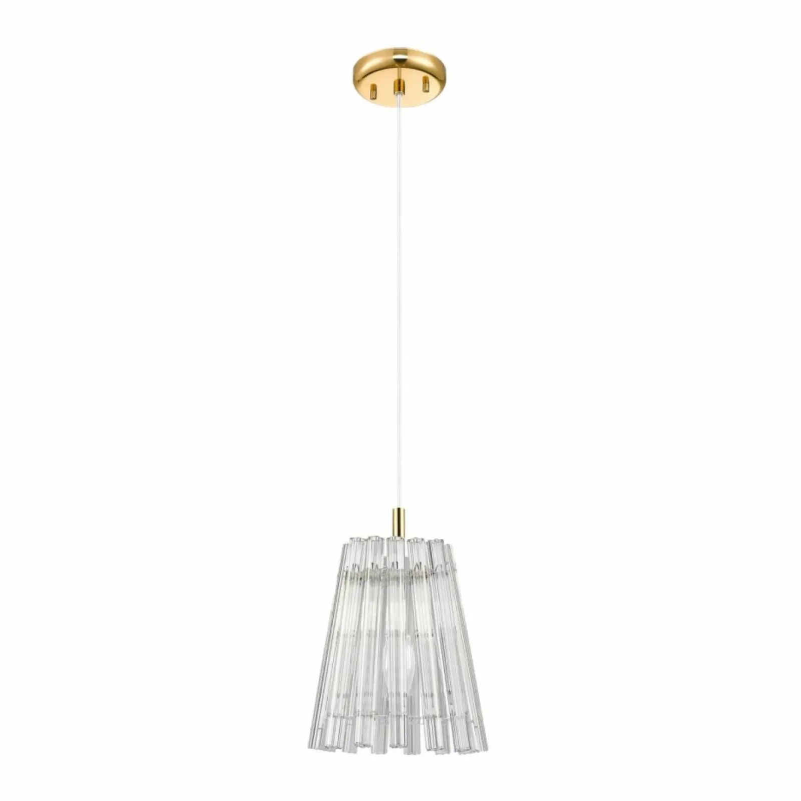 Sklep Kaja Szklana, dekoracyjna lampa wisząca P0547-01H-F9AC BACH | Kaja Fashion