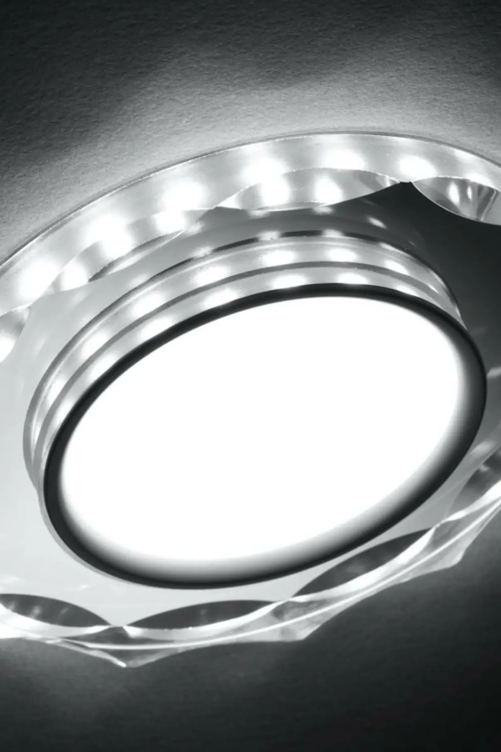 Sklep Kaja Szklana oprawa podtynkowa, zintegrowany LED 2263939 z serii RING | Kaja Oświetle* Oprawy Podtynkowe