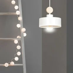 Sklep Kaja Tradycyjna lampa wisząca z ozdobnym elementem 583/1 | Kaja Oświetlenie biały Store