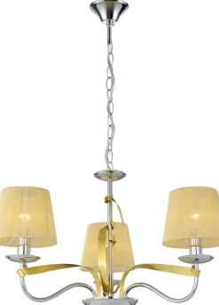 Sklep Kaja Trójramienna, chromowana lampa wisząca 33-55057 DIVA | Kaja* Randole Tradycyjne