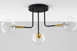 Sklep Kaja Trójramienna lampa do sypialni JUP 2039 BU 3 CZ/MS TR BURANO | Kaja Sale