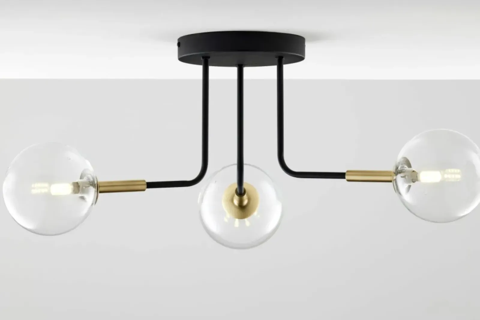Sklep Kaja Trójramienna lampa do sypialni JUP 2039 BU 3 CZ/MS TR BURANO | Kaja Sale