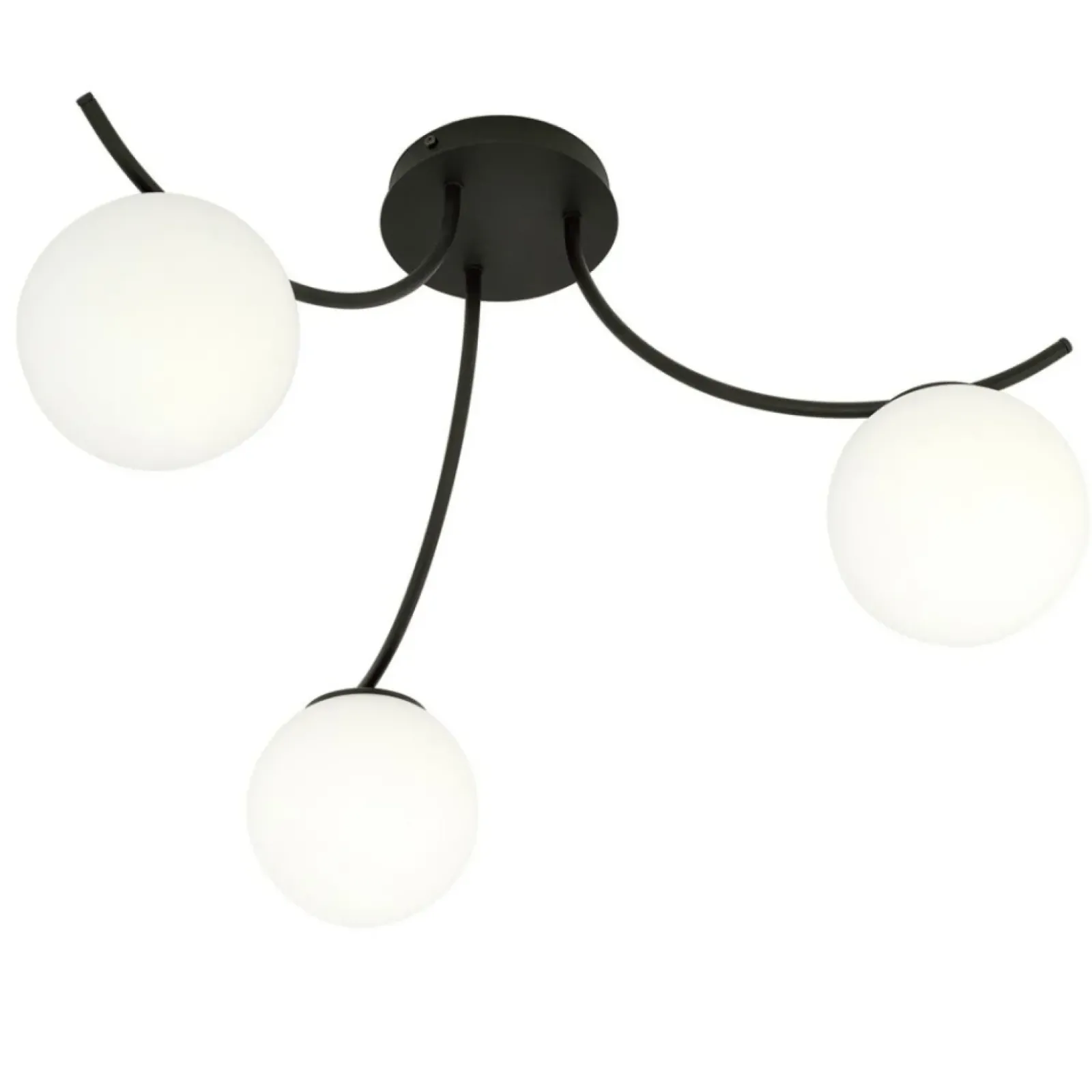 Sklep Kaja Trójramienna lampa sufitowa z białymi kulami 1109/3 BOSTON | Kaja Cheap