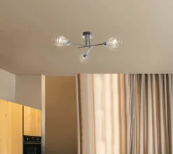 Sklep Kaja Trójramienna lampa sufitowa K-JSL-1302/3 FONS | Kaja Oświetlenie chrom Discount