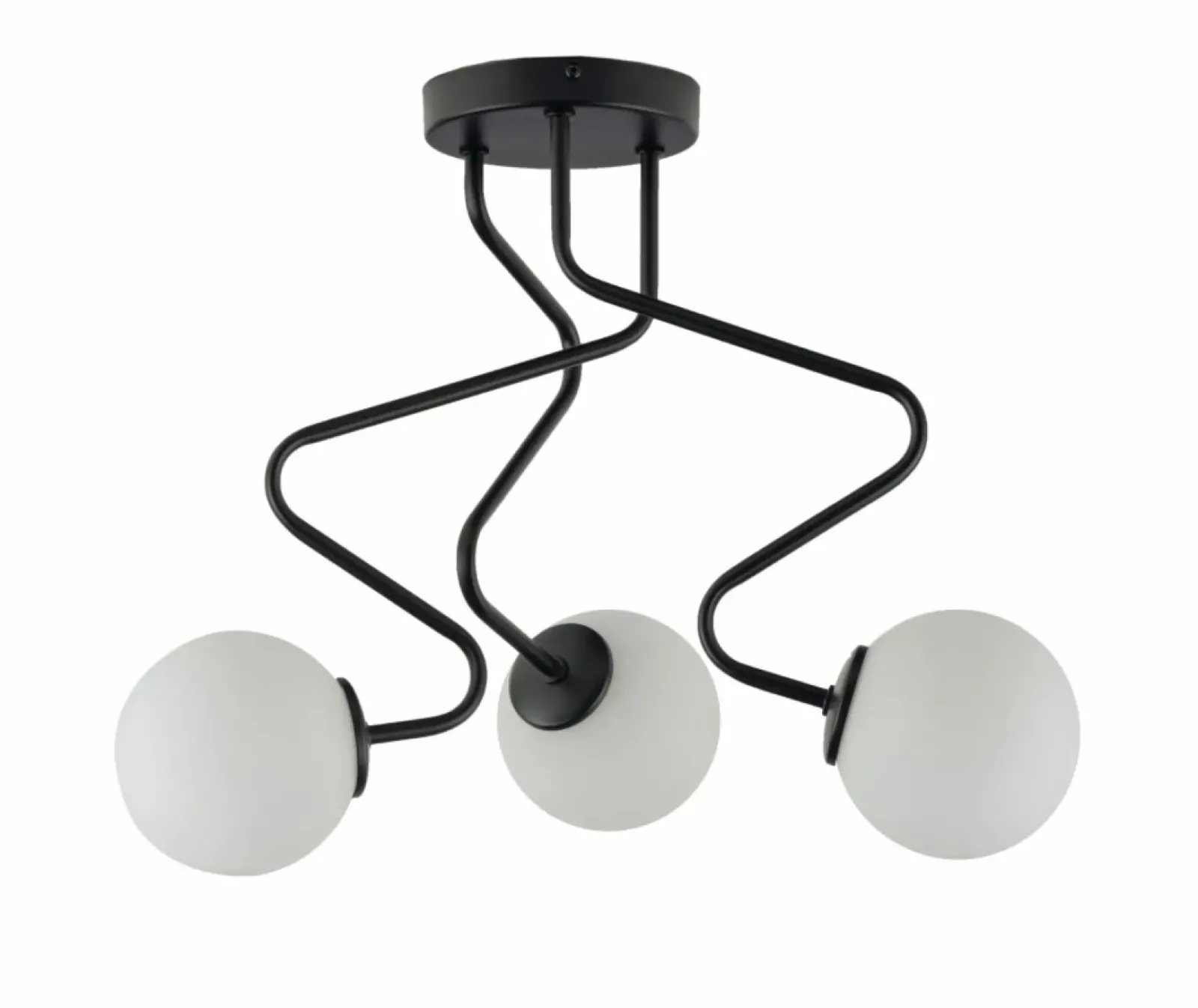 Sklep Kaja Trójramienna, nietypowa lampa sufitowa SIG 33293 z serii ZIGZAG | Kaja Outlet