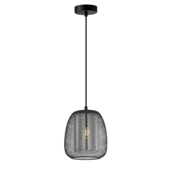 Sklep Kaja Unikalna, czarna lampa wisząca PND-28612-BK-SG z serii AMIRIA Best Sale