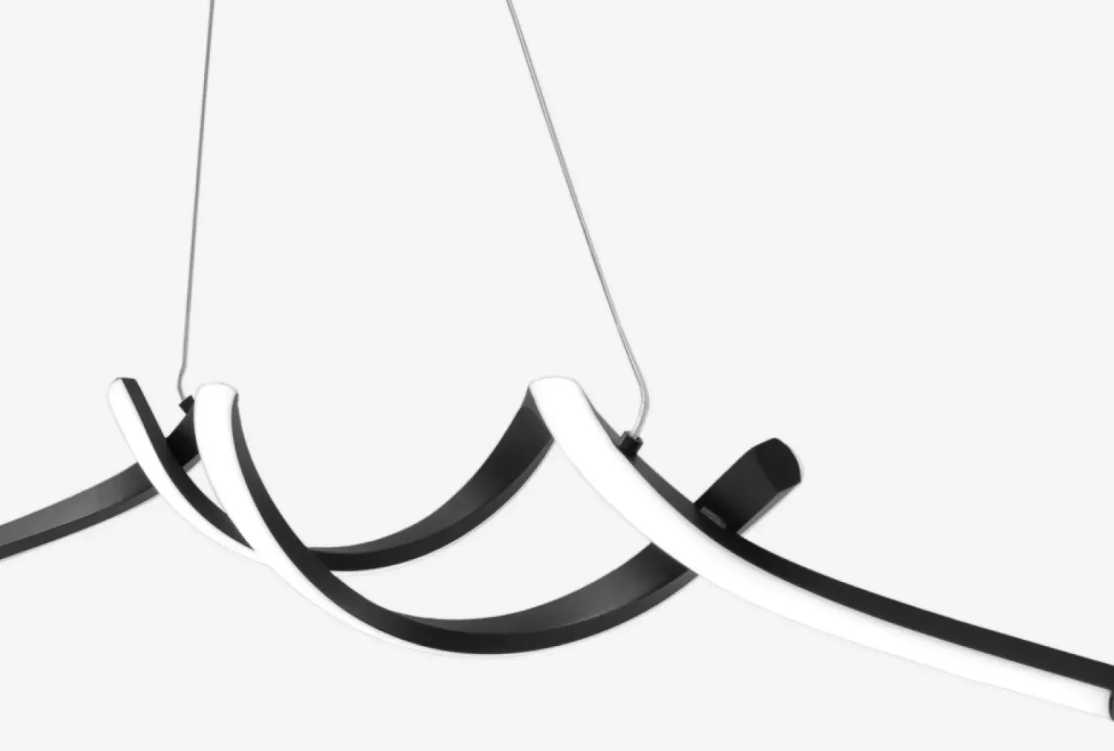 Sklep Kaja Unikalna lampa ledowa w kolorze m, nad stół K-8184 z serii BURGO | Kaja Oś czarny Sale