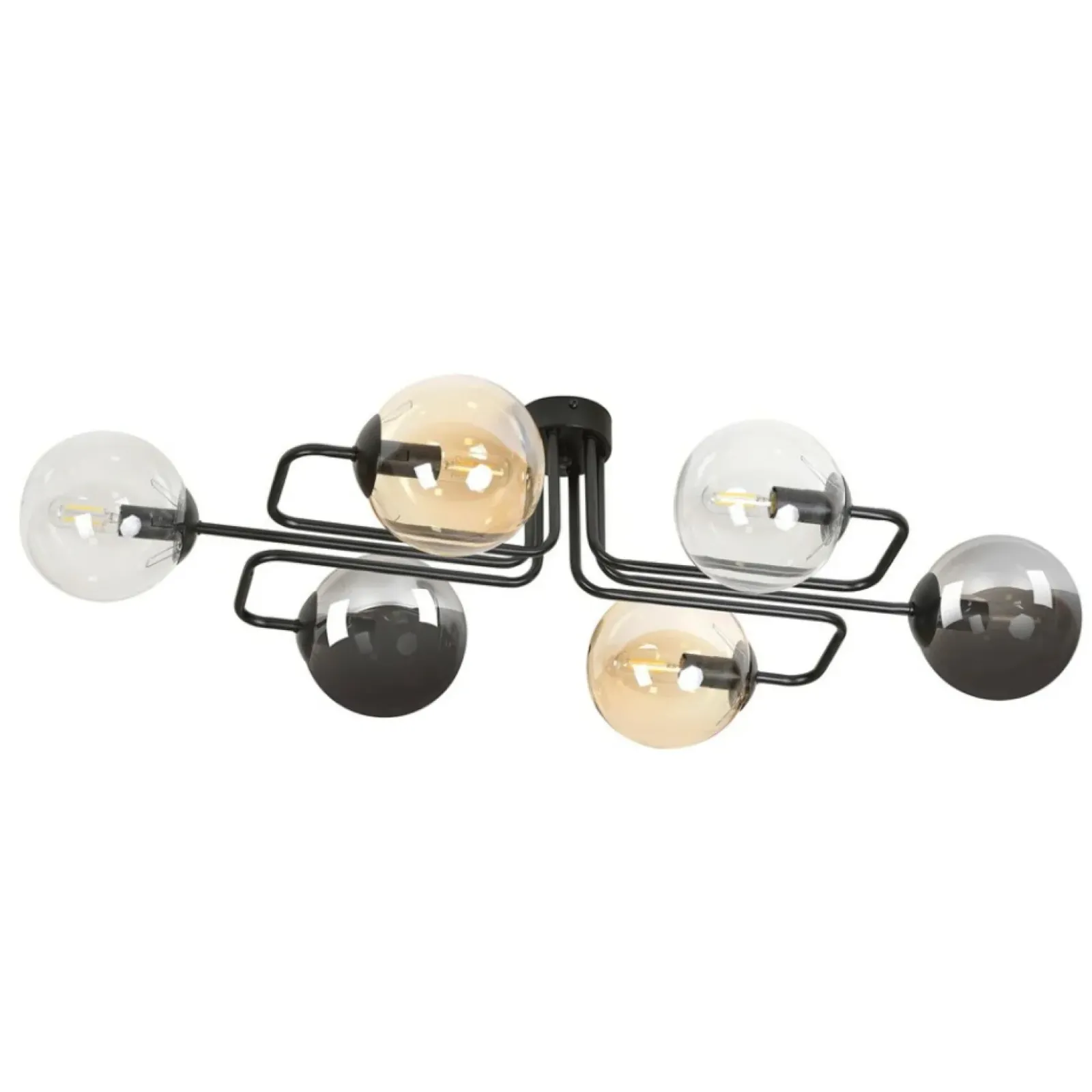 Sklep Kaja Unikalna lampa sufitowa z kolorowymi kloszami 834/6A1 | Kaja Cheap