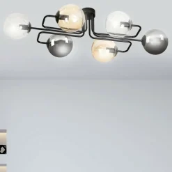 Sklep Kaja Unikalna lampa sufitowa z kolorowymi kloszami 834/6A1 | Kaja Cheap