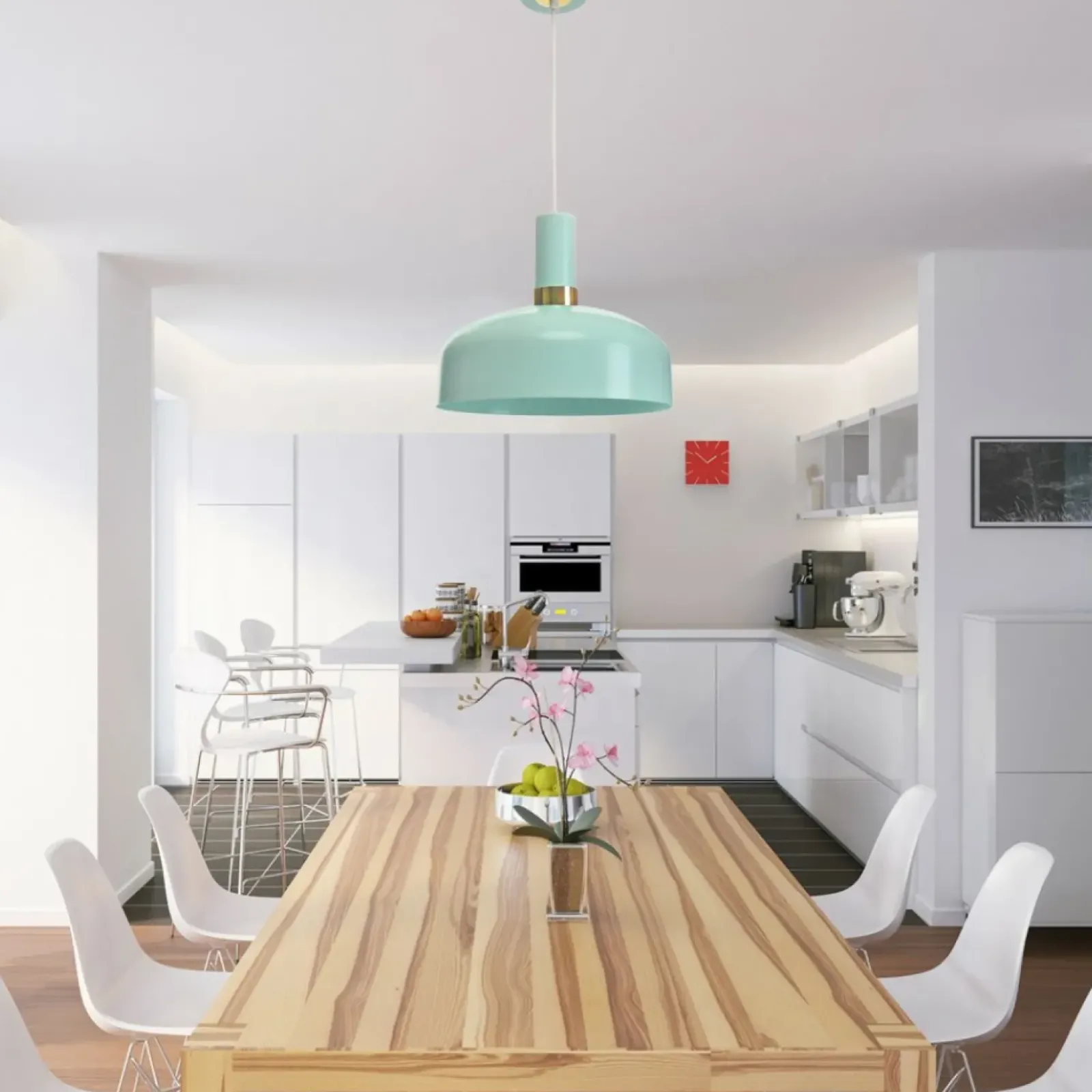 Sklep Kaja Unikalna lampa wisząca w kolorze miętowym MLP6200 z serii MALMO | Kaja Oświetlen Clearance
