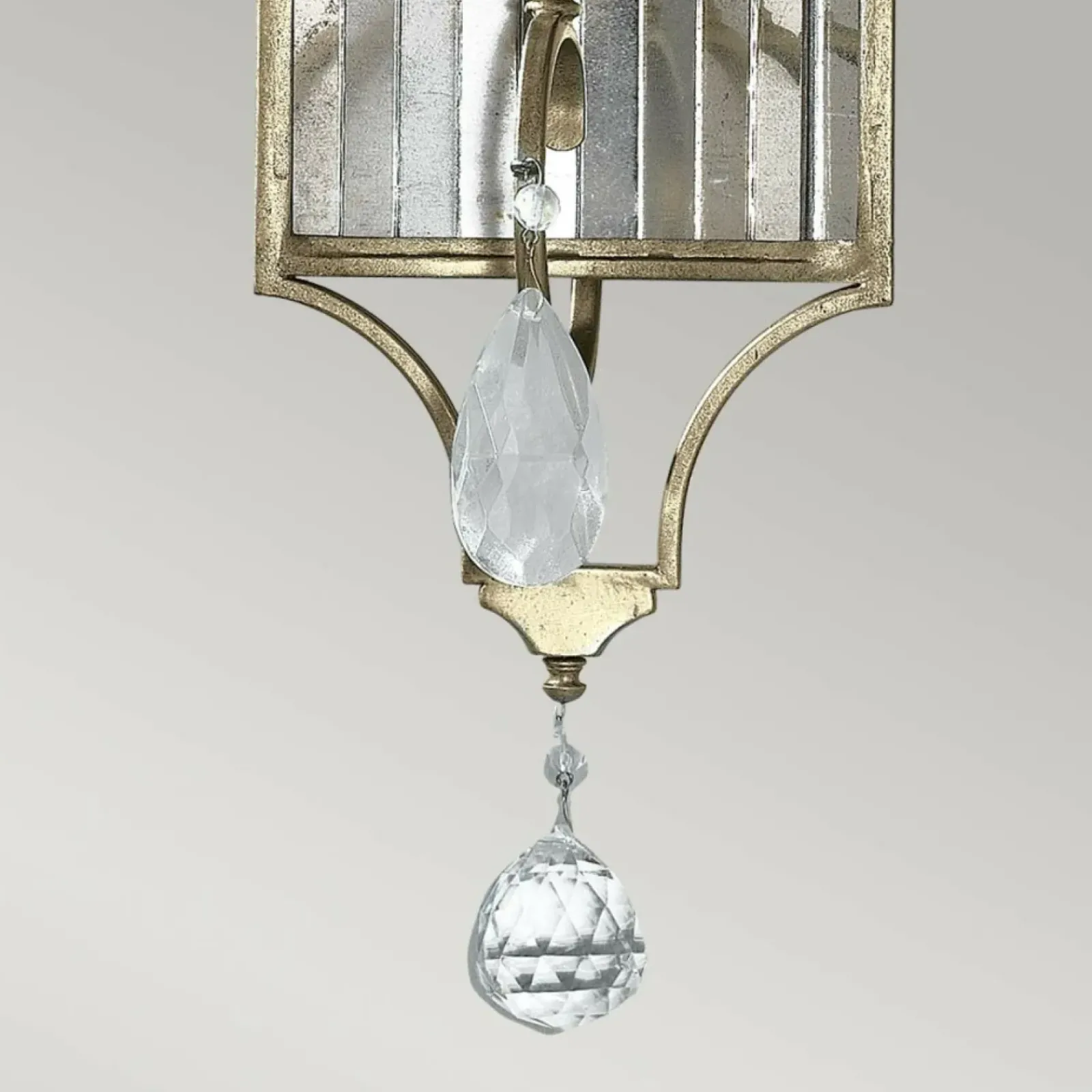 Sklep Kaja Unikalny kinkiet ścienny z kryształkiem FE-GIANNA1 z serii GIANNA* Kinkiety Tradycyjne
