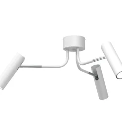 Sklep Kaja Uniwersalna, biało-srebrna lampa sufitowa LX 332 AXION | Kaja Best Sale