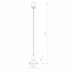 Sklep Kaja Uniwersalna, czarna, pojedyncza lampa wisząca 8192 HERMANOS | Kaja czarny Sale