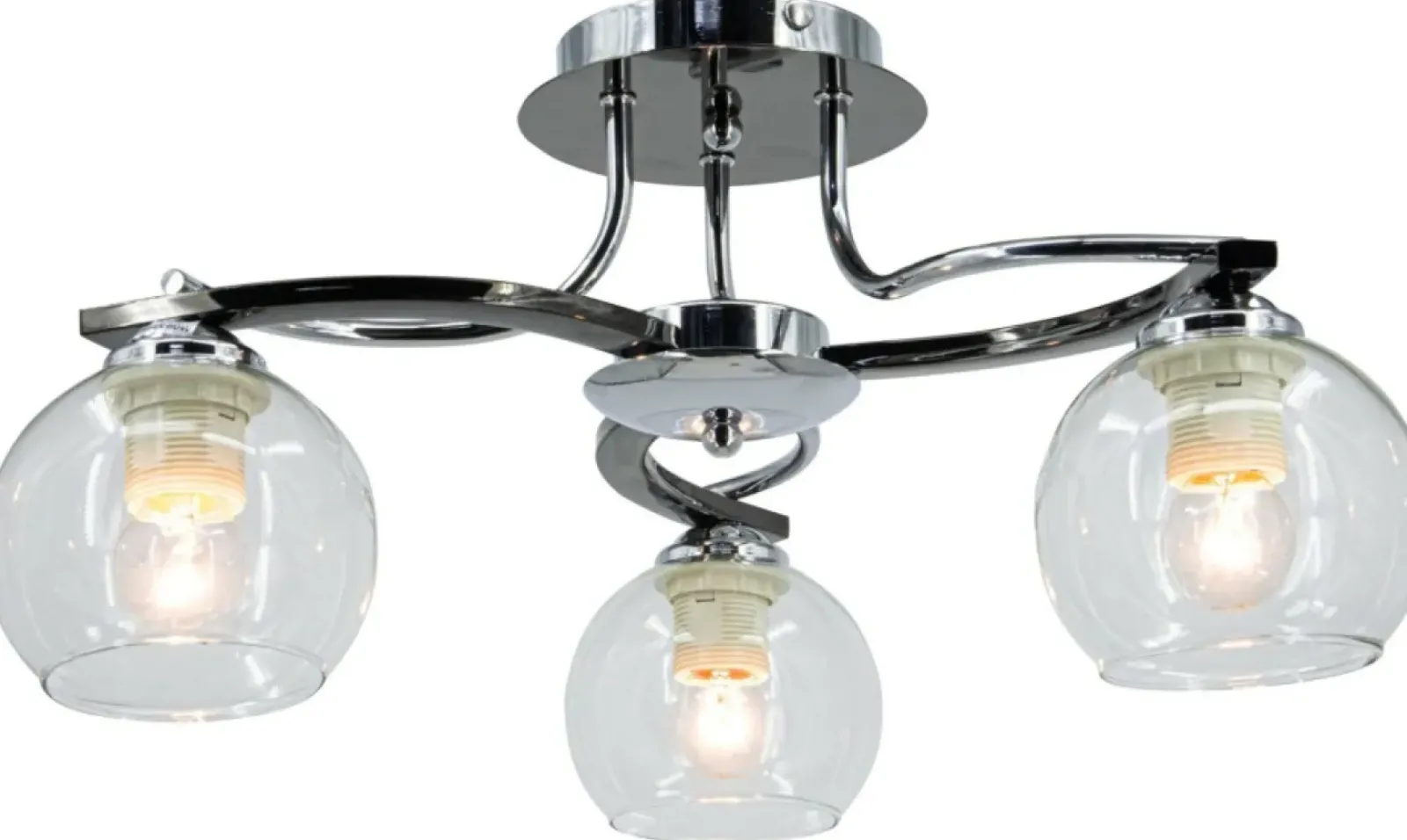 Sklep Kaja Uniwersalna, srebrna lampa sufitowa 8912/3 9BC CLEO | Kaja Oświetlenie Cheap