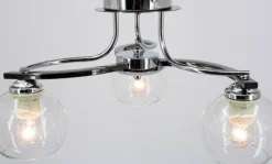 Sklep Kaja Uniwersalna, srebrna lampa sufitowa 8912/3 9BC CLEO | Kaja Oświetlenie Cheap