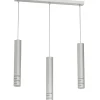 Sklep Kaja Uniwersalna, szara lampa wisząca nad stół LX 5767 TIBIA STRIPE | Kaja Outlet