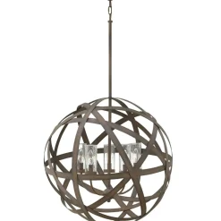 Sklep Kaja Vintage lampa wisząca, ze szkłem HK-CARSON-5P z serii CARSON vintageżelazo Online