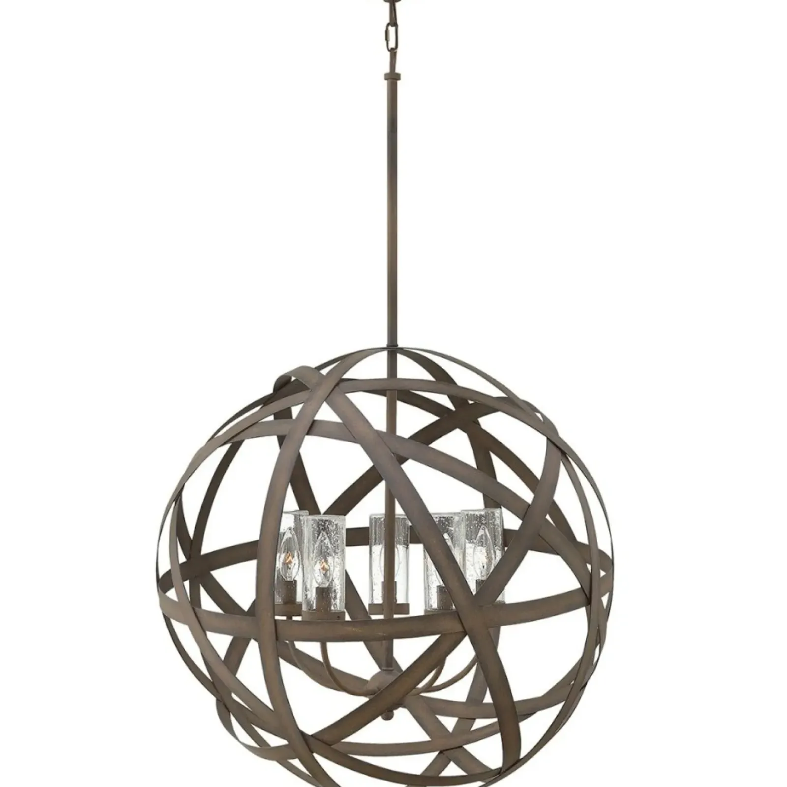 Sklep Kaja Vintage lampa wisząca, ze szkłem HK-CARSON-5P z serii CARSON vintageżelazo Online