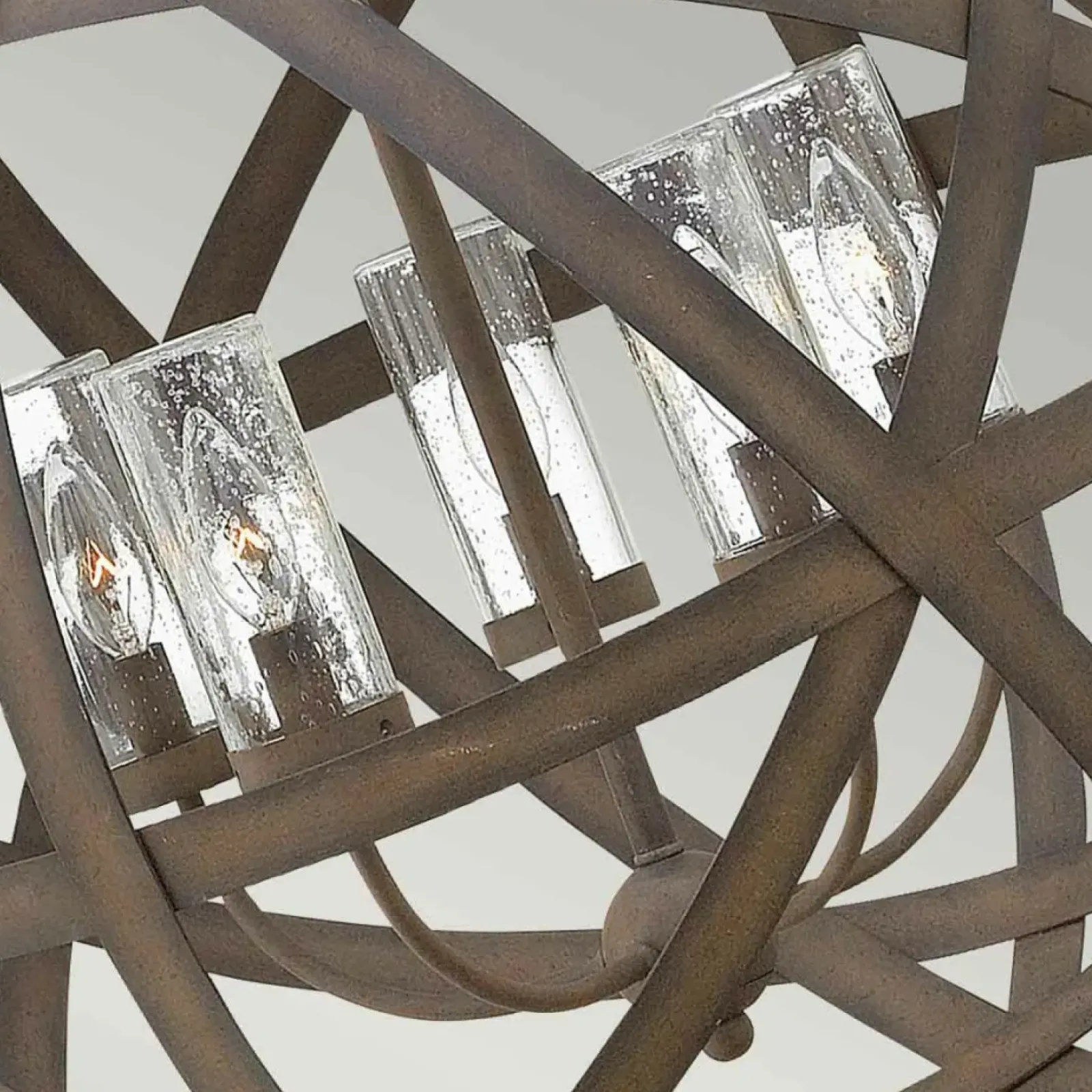 Sklep Kaja Vintage lampa wisząca, ze szkłem HK-CARSON-5P z serii CARSON vintageżelazo Online