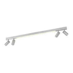 Sklep Kaja Świecąca listwa LED z reflektorami na pilot 6121-95 z serii PURE-LINES szary Hot