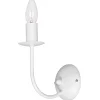 Sklep Kaja Świecznikowa, biała lampa ścienna do sypialni LX 5130 GLOBE | Kaja* Kinkiety Tradycyjne
