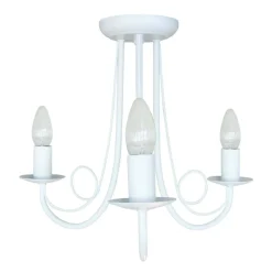 Sklep Kaja Świecznikowa lampa sufitowa LP-020/5P WHITE PERŁA | Kaja Oświetlenie* Randole Tradycyjne