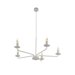 Sklep Kaja Świecznikowa lampa wisząca do salonu TK 10253 LIMAL BEIGE | Kaja* Randole Tradycyjne