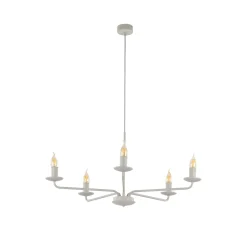 Sklep Kaja Świecznikowa lampa wisząca do salonu TK 10253 LIMAL BEIGE | Kaja* Randole Tradycyjne