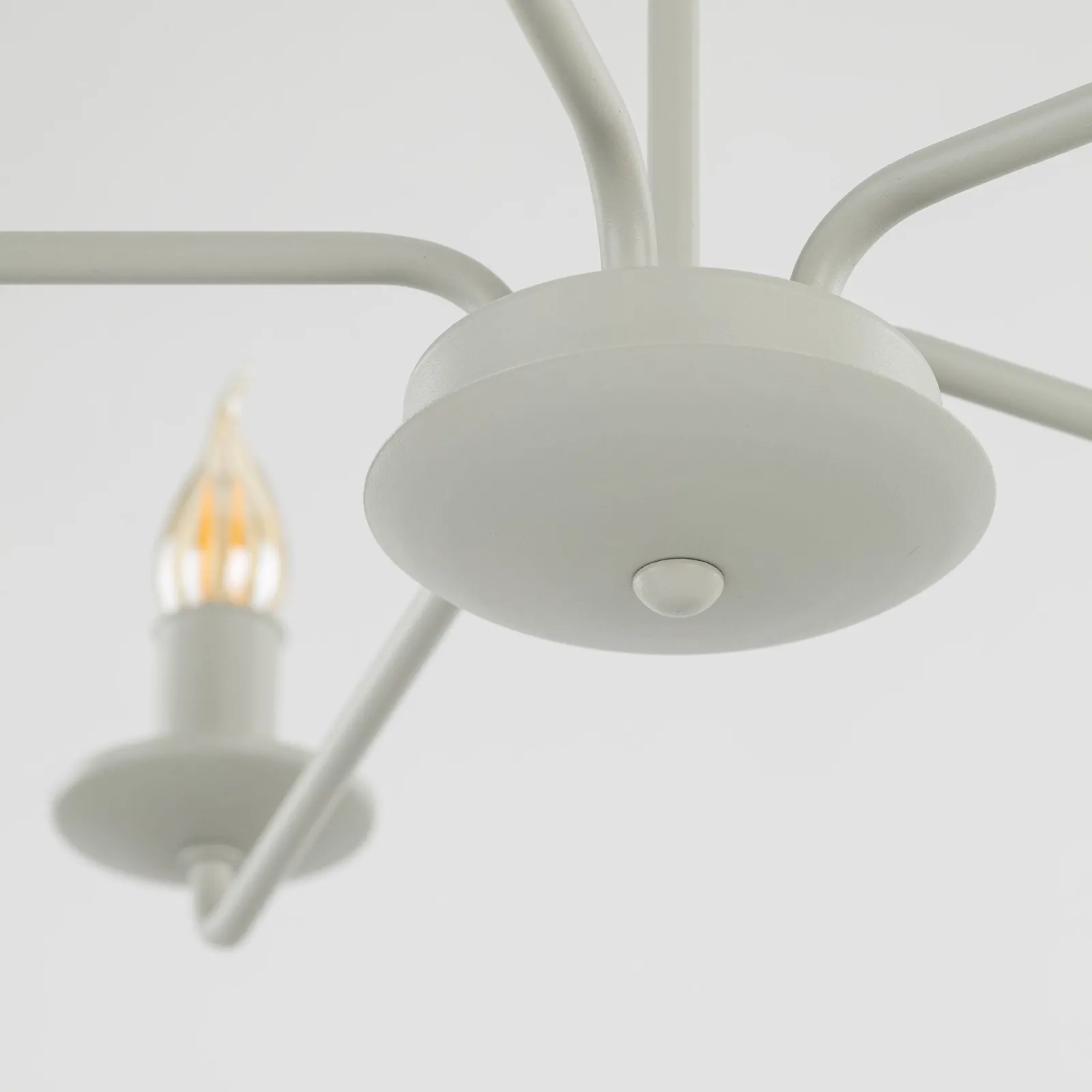 Sklep Kaja Świecznikowa lampa wisząca do salonu TK 10253 LIMAL BEIGE | Kaja* Randole Tradycyjne