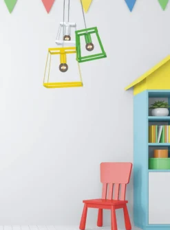 Sklep Kaja Wielokolorowa, nowoczesna lampa dziecięca K-4133 TEDY | Kaja wielokolorowy Best Sale