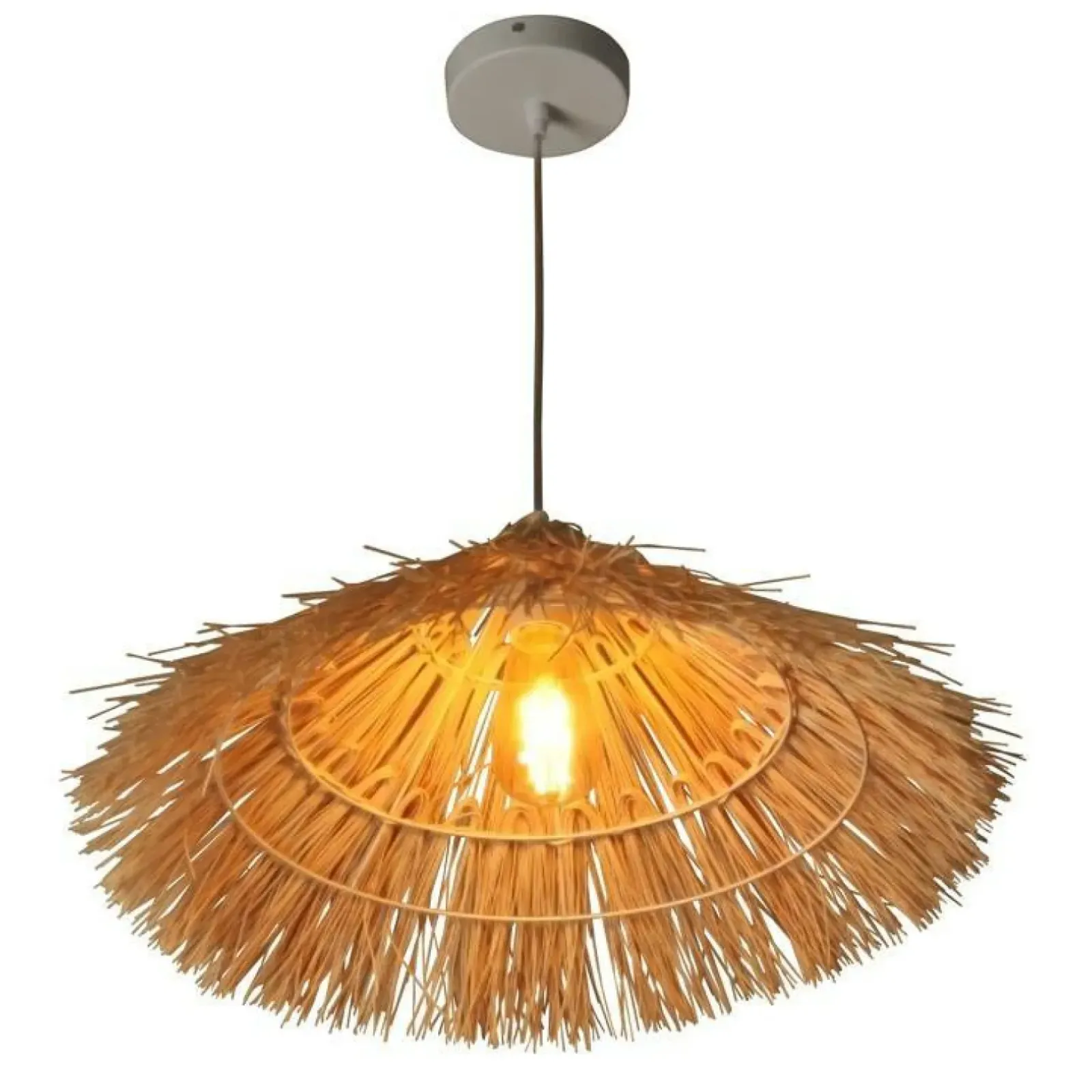 Sklep Kaja Wiklinowa lampa wisząca do sypialni ABR-NLW37-BH-E27 BOHO | Kaja brązowy Clearance