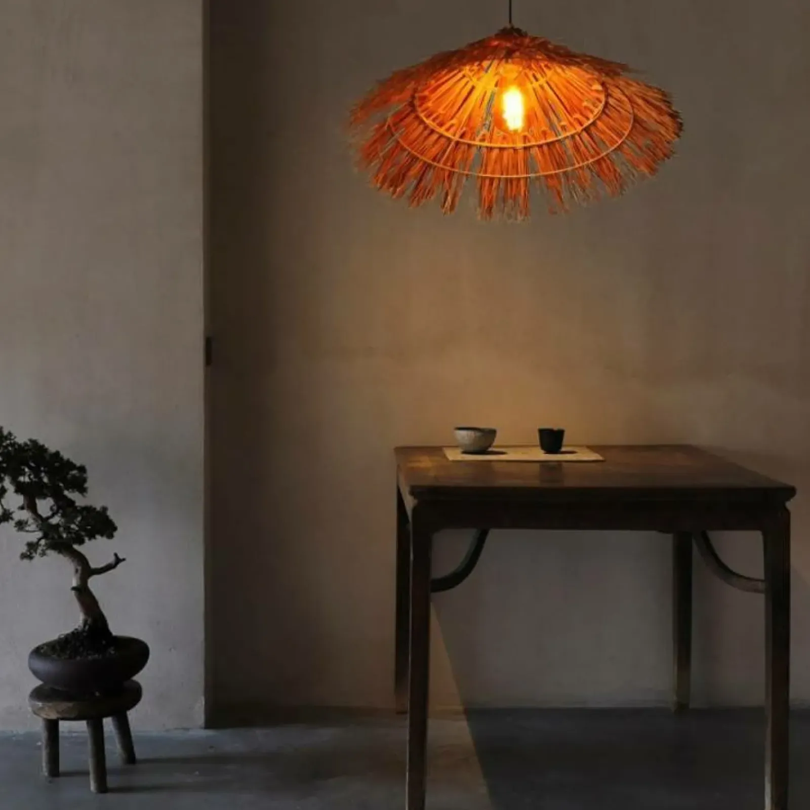 Sklep Kaja Wiklinowa lampa wisząca do sypialni ABR-NLW37-BH-E27 BOHO | Kaja brązowy Clearance