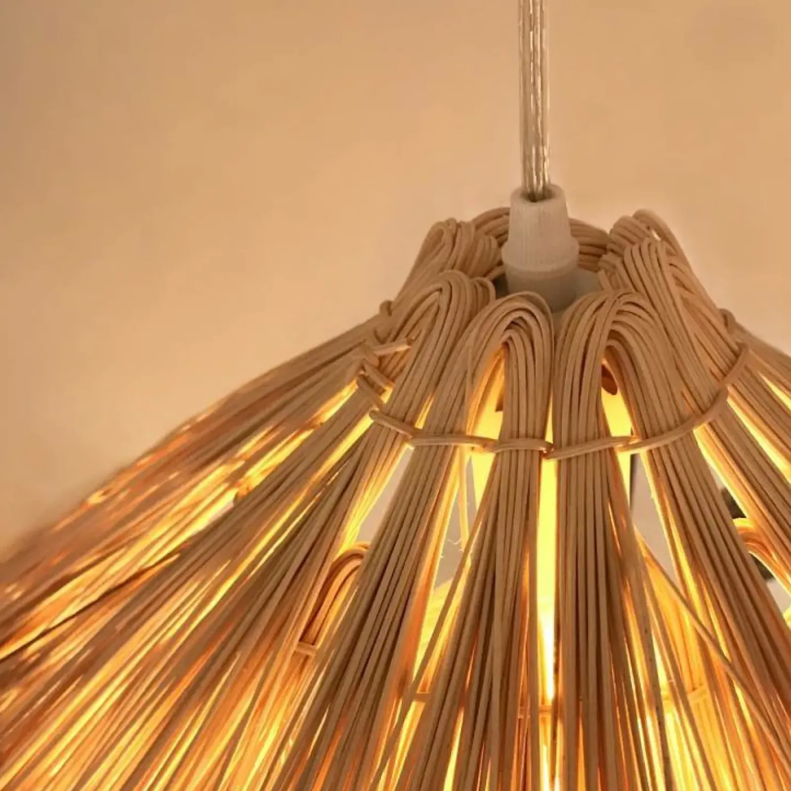Sklep Kaja Wiklinowa lampa wisząca do sypialni ABR-NLW37-BH-E27 BOHO | Kaja brązowy Clearance