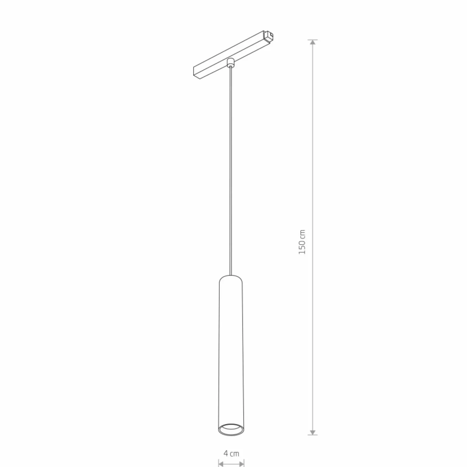 Sklep Kaja Wisząca lampa do szyny magnetycznej 1F 10146 LVM ROLLER LED | Kaja* Szynoprzewody Podtynkowe|Szynoprzewody Natynkowe