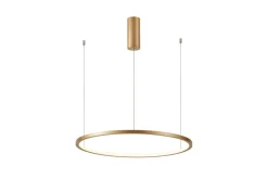Sklep Kaja Wisząca obręcz LED ⌀60 PND-56135B-060RPP-GD-3KS4K-TRDIMM VINOLA | Kaja Online