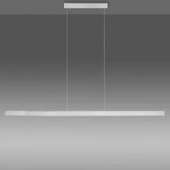 Sklep Kaja Wąska, wisząca lampa sufitowa LED 11660-95 z serii LUZI | Kaja szary Fashion