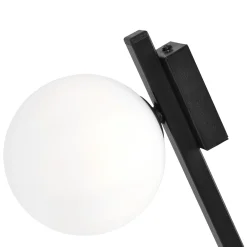Sklep Kaja Wyjątkowa lampa ścienna, kinkiet z dwoma kloszami K-5463 z serii KORFU* Kinkiety Ze Szklanym Kloszem
