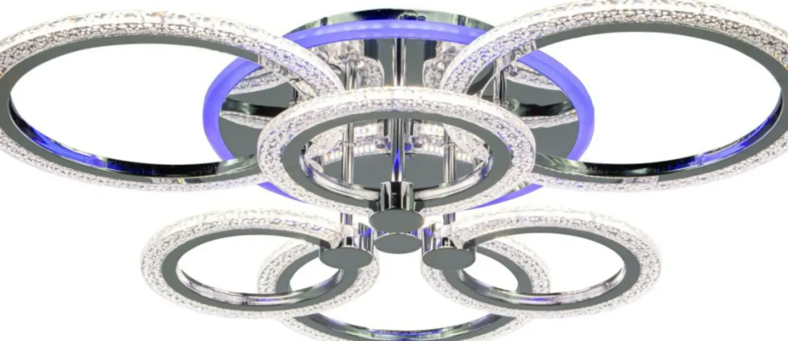Sklep Kaja Wyjątkowa lampa sufitowa, oświetlenie ledowe DRS2032/6 z serii RING chrom Best