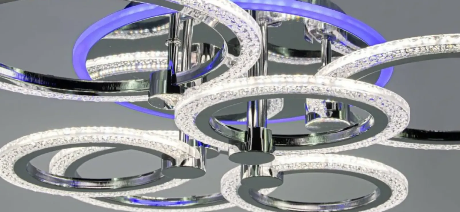 Sklep Kaja Wyjątkowa lampa sufitowa, oświetlenie ledowe DRS2032/6 z serii RING chrom Best