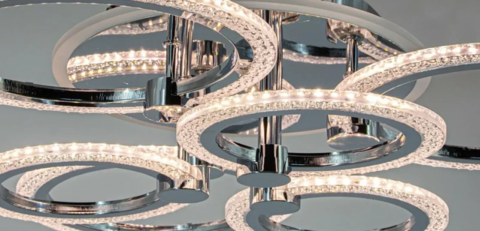 Sklep Kaja Wyjątkowa lampa sufitowa, oświetlenie ledowe DRS2032/6 z serii RING chrom Best