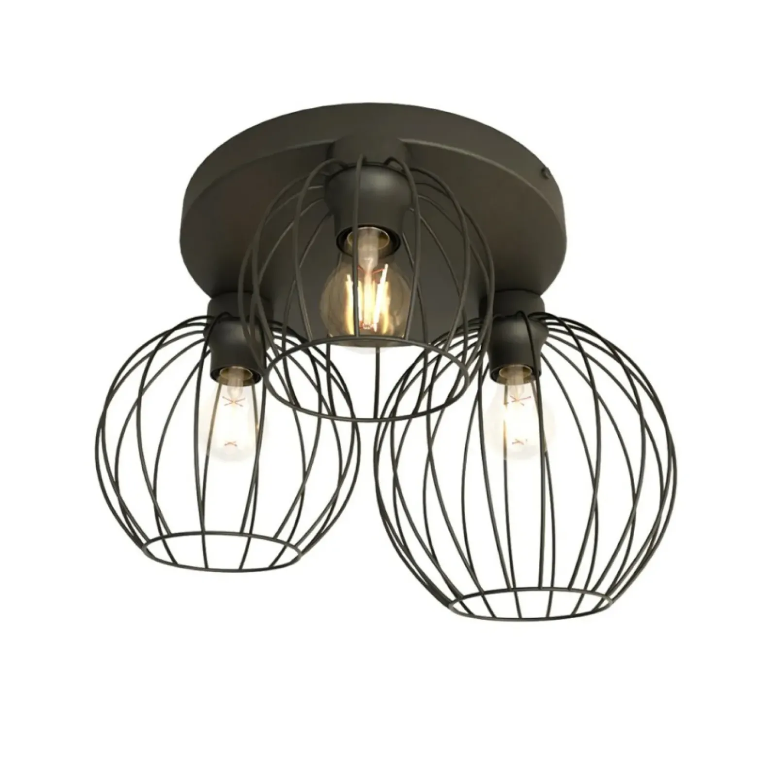 Sklep Kaja Wyjątkowa lampa sufitowa w m kolorze 1371/3PREM z serii NEST czarny Best Sale
