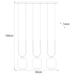 Sklep Kaja Wyjątkowa lampa wisząca, regulowana wysokość K-5586 z serii BONO Cheap