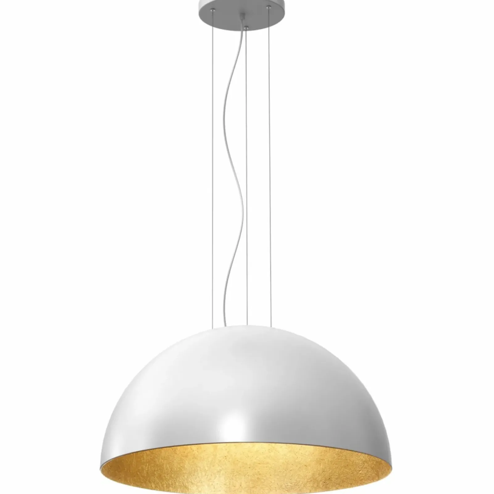 Sklep Kaja Wyjątkowa lampa wisząca w kolorze bieli i złota LX 1682 z serii COMPO Hot