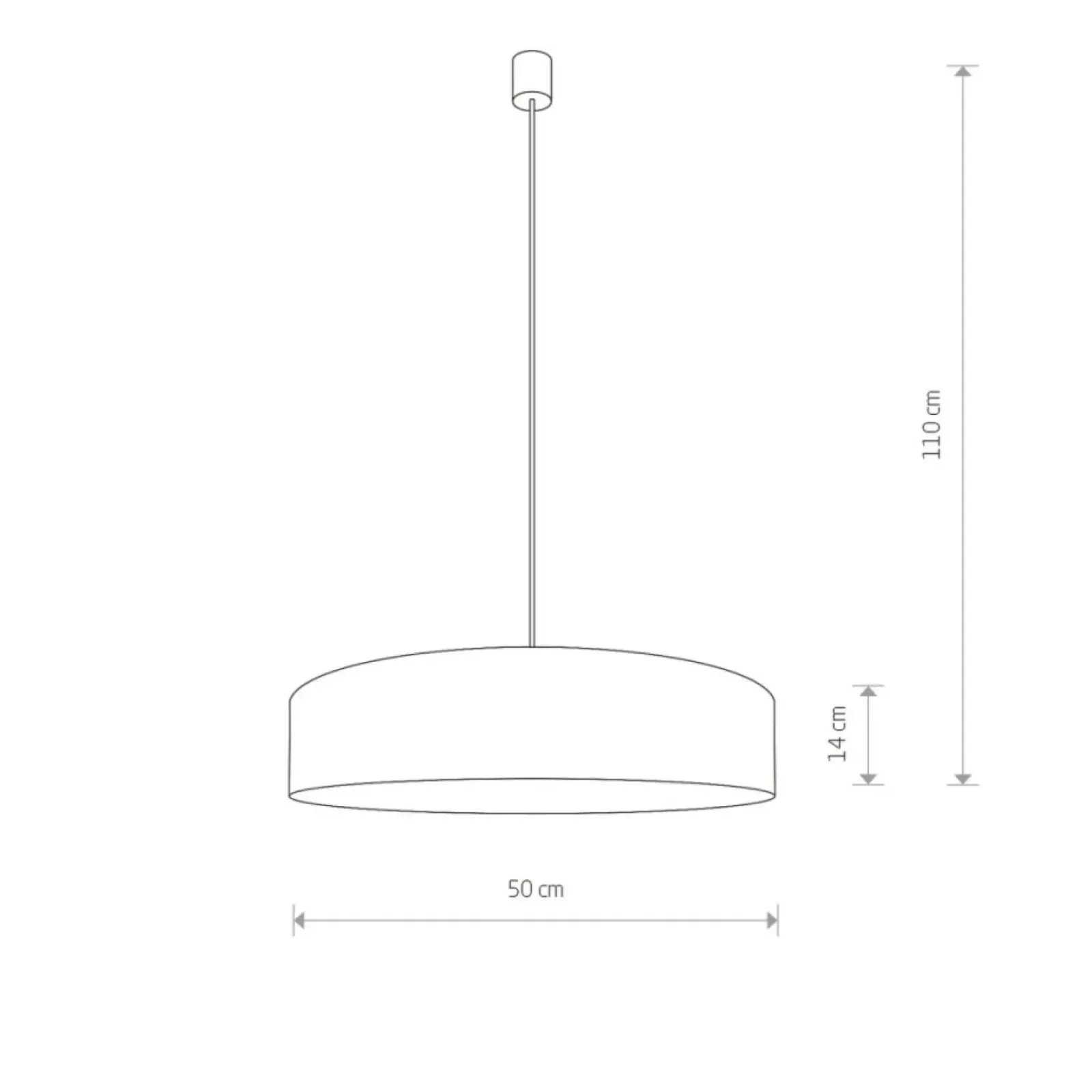 Sklep Kaja Wyjątkowa lampa wisząca z m abażurem 8945 | Kaja Oświetlenie biały Flash Sale