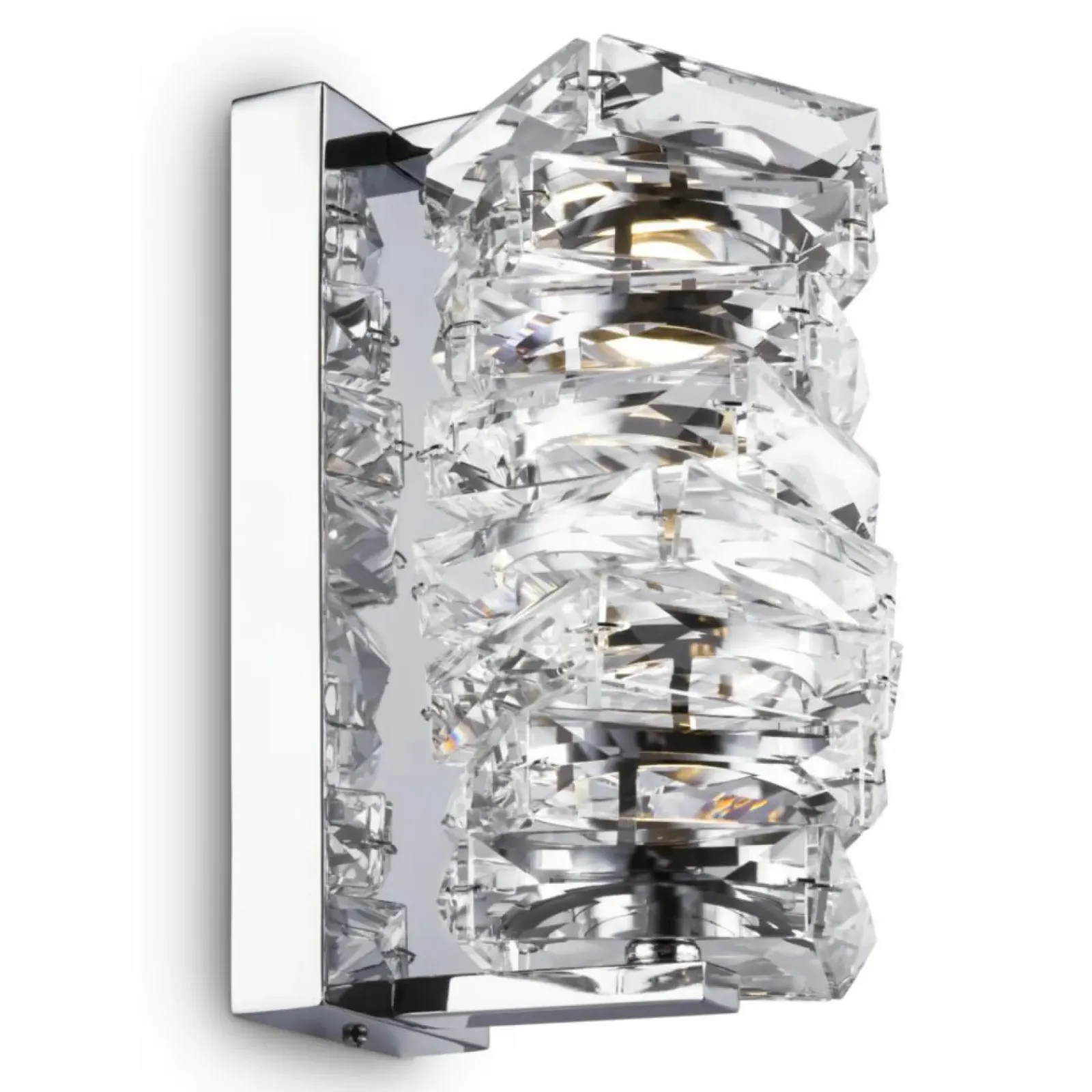 Sklep Kaja Wytworny kinkiet ścienny, kryształowy MOD124WL-L6CH3K z serii COIL* Lampy Led