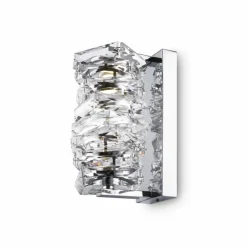 Sklep Kaja Wytworny kinkiet ścienny, kryształowy MOD124WL-L6CH3K z serii COIL* Lampy Led